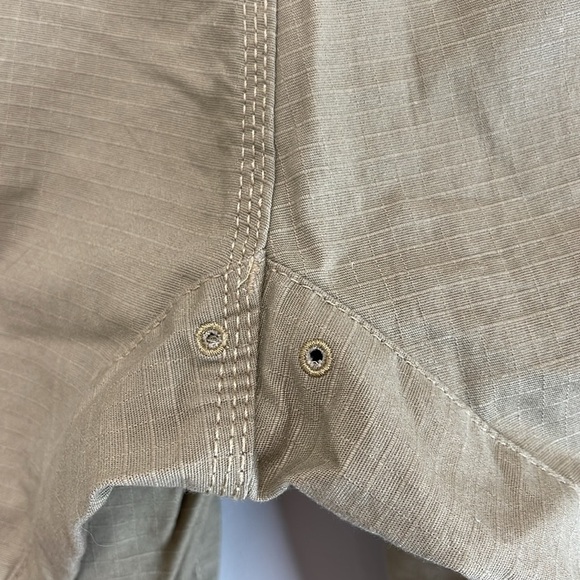 King Gee Men’s Workcool Pro Stretch Work Shorts Khaki Green Cargo Ripstop 36 - Picture 6 of 13